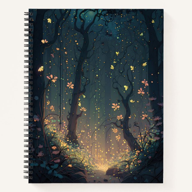 fantastic forest spirale notebook (Front)