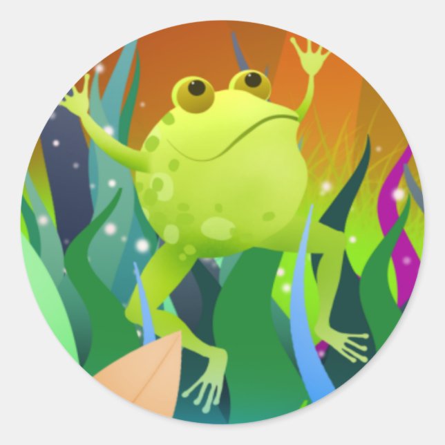 Fantastic Frog stickers (Front)