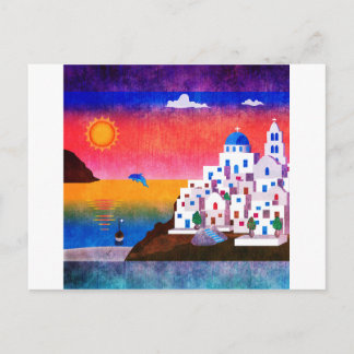 Fantastic Greek island Postcard