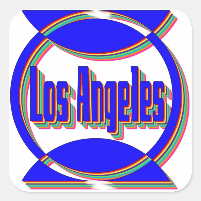 Fantastic Los Angeles 2 Sticker (Front)