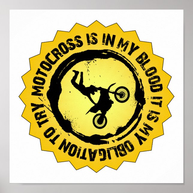 Fantastic Motocross Seal Poster (Front)