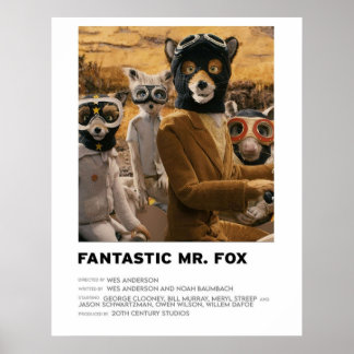 Fantastic Mr Fox Minimalist Poster