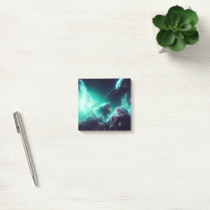 Fantastic Nebula Abstract Space 8 Post-it Notes