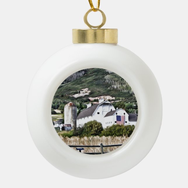 Fantastic Park City Barn Ornament (Front)
