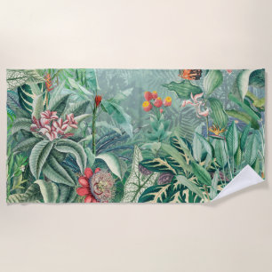 Fantastic Rainforest Paradise  Beach Towel
