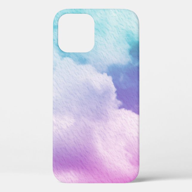 fantastic soft cloud with pastel gradient colour a Case-Mate iPhone case (Back)