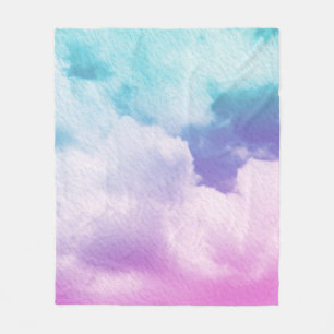 fantastic soft cloud with pastel gradient colour a fleece blanket