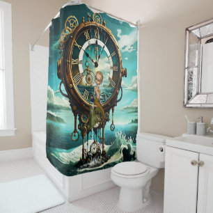 Fantastic steampunk sea clock