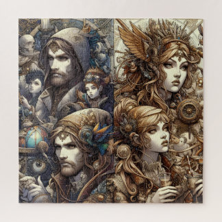 Fantastic Steampunk World – Detailed Fantasy Illus Jigsaw Puzzle