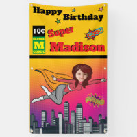 Fantastic Superhero Birthday Photo Perfect Girl's 