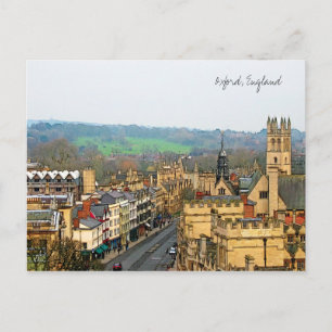 Fantastic View, Oxford, England, High Street #1 Postcard