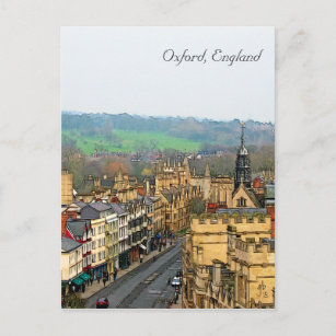 Fantastic View, Oxford, England, High Street #2 Postcard