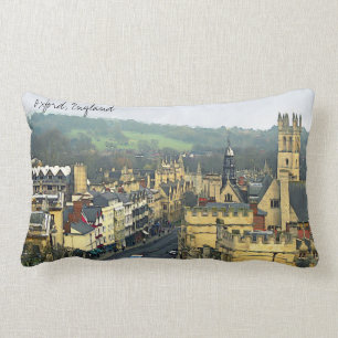 Fantastic View, Oxford, England, High Street #3 Lumbar Pillow