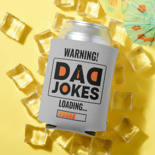 Fantastic Warning! Dad Joke Uploading Throw Pillow Can Cooler