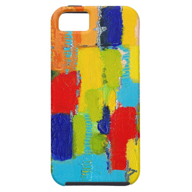 Fantastical Abstract Painting by Kris Taylor Case-Mate iPhone Case (Back)