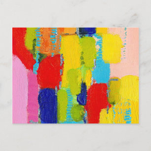 Fantastical Abstract Painting by Kris Taylor Postcard