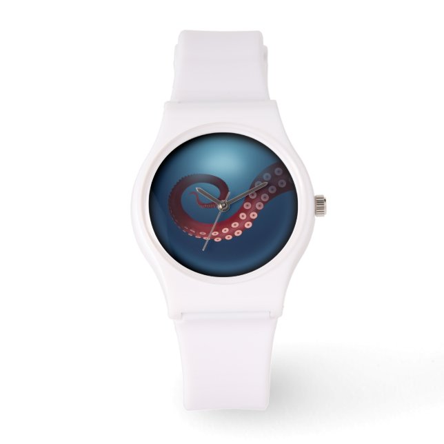 Fantastical Sea Creature Nautical Octopus Watch (Front)