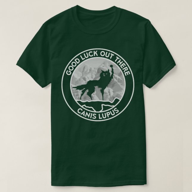 FantasticFox Wolf Canis Lupus Mountain T-Shirt (Design Front)