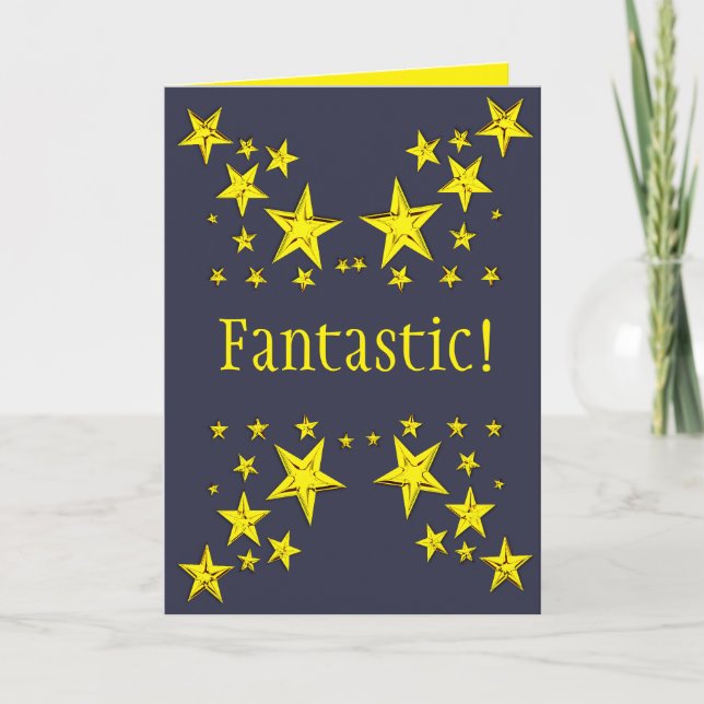 Fantastique ! Carte (Devant)