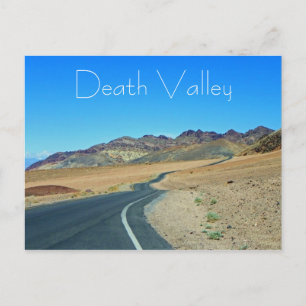 Fantastique carte postale de la vallée de la Mort 