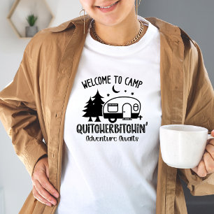 Fantastique Femme Sarcastique Camping T-Shirt