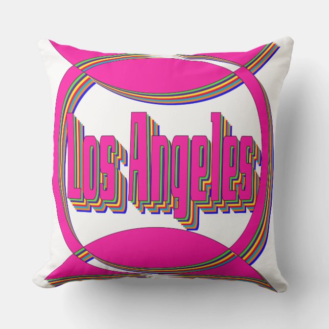 Fantastique Los Angeles 3 Coussin (Recto)