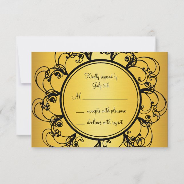 Fantastique RSVP Monogramme (Devant)