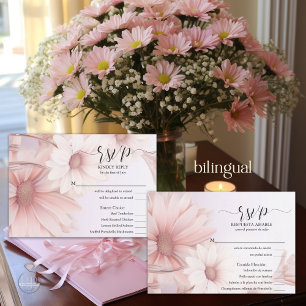 Fantastiques marguerites roses RSVP 2 choix de rep