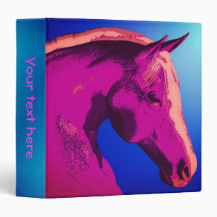 Fantasy Abstract Horse Art Personalized Binder