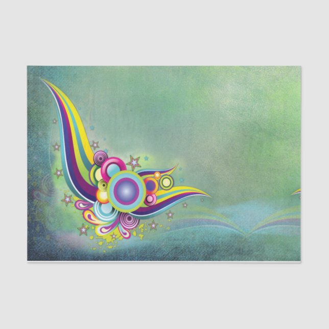 Fantasy Abstract  Tissue Paper (Front)