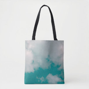 Fantasy and vintage dynamic cloud and sky with gru tote bag