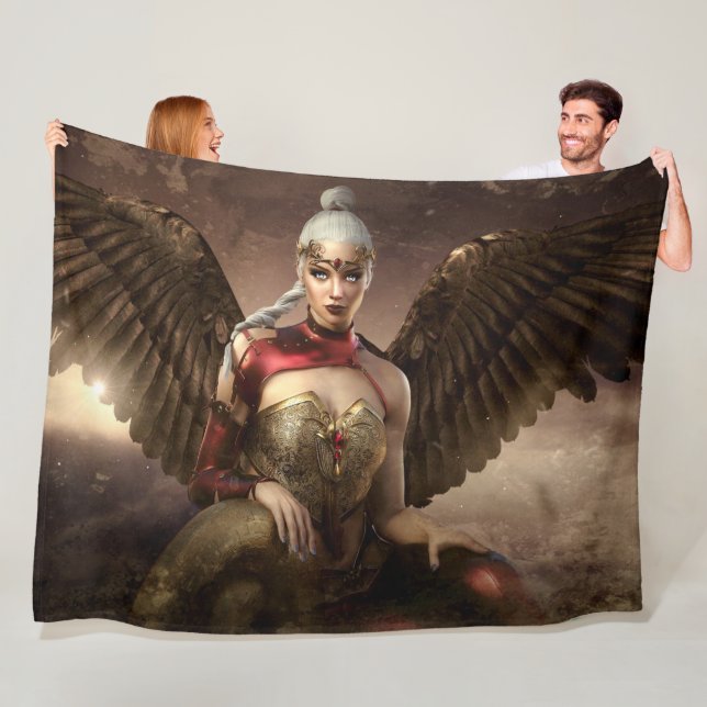 FANTASY ANGEL FLEECE BLANKET (In Situ)
