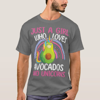 Fantasy Animal Lover Girls Avocado Women Magical U T-Shirt