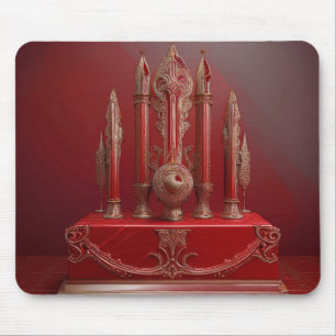 Fantasy Antique Fountain Pen Deskset Mouse Pad