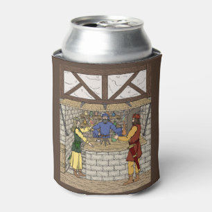 Fantasy Apothecary Shop Can Cooler