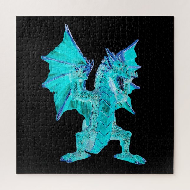 Fantasy Aqua Dragon  Jigsaw Puzzle (Vertical)