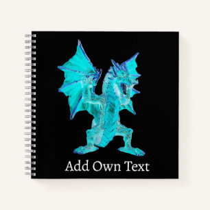 Fantasy Aqua Dragon  Notebook