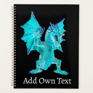 Fantasy Aqua Dragon  Planner