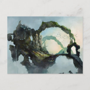 Fantasy Arabian Castle Postcard