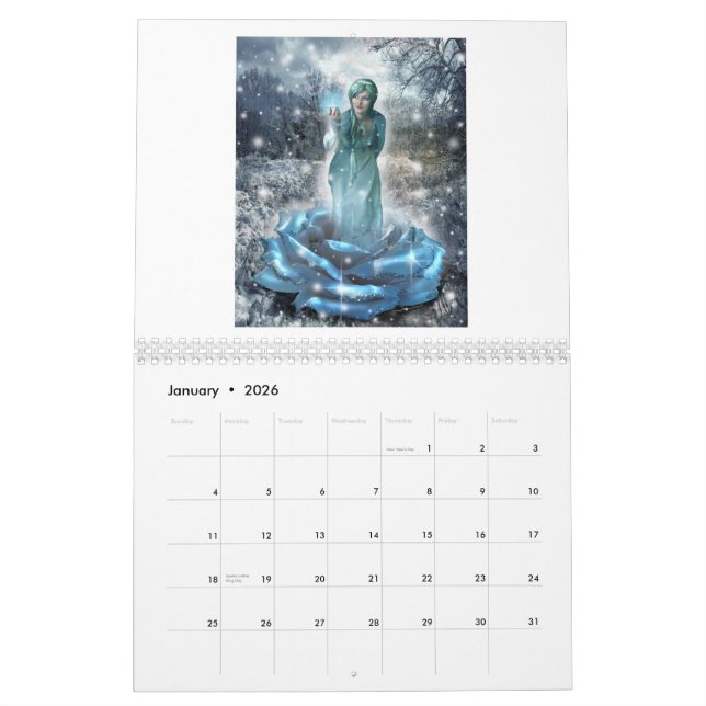 Fantasy Art Calendar - Version 1 (Jan 2026)
