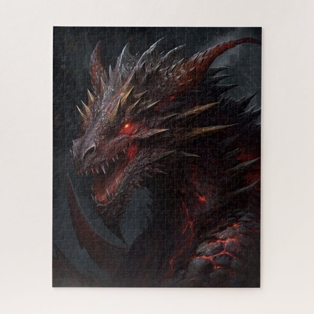 Fantasy Art Dragon Lover No.8 Jigsaw Puzzle (Vertical)