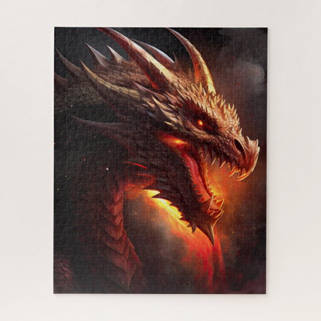 Fantasy Art Dragon Lover No.9 Jigsaw Puzzle (Vertical)