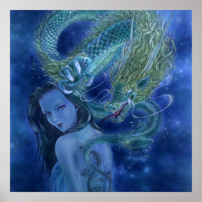 Fantasy Art Print - Dragon Lore (Front)