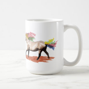 Fantasy Art - Rainbow Horse Coffee Mug