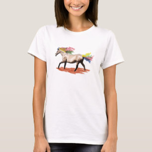 Fantasy Art - Rainbow Horse T-Shirt