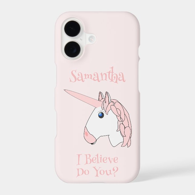 Fantasy Art Unicorn Design Personalised (Back)