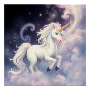 Fantasy Art Unicorn Poster