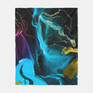 Fantasy Background. Macro Photo Paint. Faded Aweso Fleece Blanket