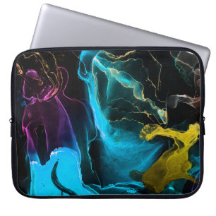 Fantasy Background. Macro Photo Paint. Faded Aweso Laptop Sleeve