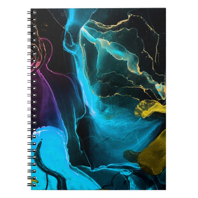 Fantasy Background. Macro Photo Paint. Faded Aweso Notebook (Front)